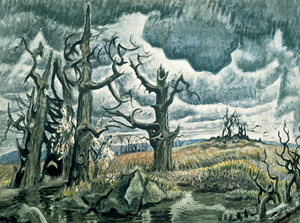 Charles Burchfield's An April Mood (Whitney Museum of American Art, 1946–1955)