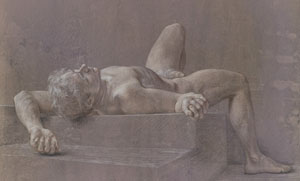 Paul Cadmus's Male Nude NM16 (D. C. Moore, 1965)
