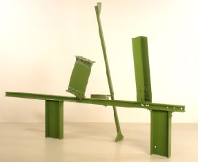 Anthony Caro's Sculpture Three (Patsy R. and Raymond D. Nasher Collection, Nasher Sculpture Garden, 1961)