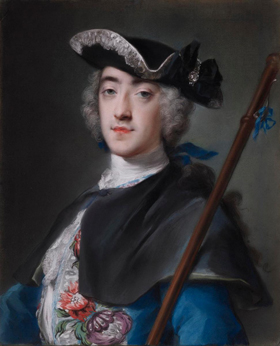 Rosalba Carriera's Portrait of a Man in Pilgrim's Costume (Frick Collection, c. 1730)