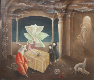 Leonora Carrington's And Then We Saw the Daughter of the Minotaur (estate of the artist/ARS, 1953)