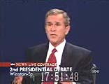 George W. Bush debating Al Gore on global warming (Campaign 2000)