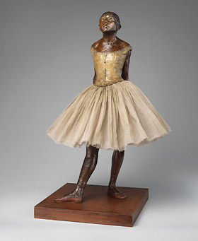Edgar Degas's The Little Fourteen-Year-Old Dancer (Metropolitan Museum, c. 1880/1922)