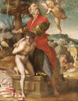 Andrea del Sarto's Sacrifice of Isaac (Cleveland Museum of Art, c. 1528–1530)