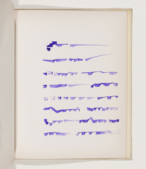 Mirtha Dermisache's Livre 3 (Drawing Center, 1970)