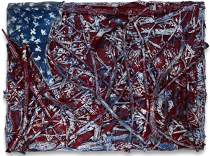 Thornton Dial's We All Live Under the Same Old Flag (Andrew Edlin gallery, 2010)