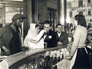 Robert Doisneau's Cafe Noir et Blanc, Joinville le Pont, (Bruce Silverstein, 1948)