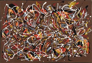 Is it Jackson Pollock? Untitled (Pollock-Krasner Foundation/Artists Rights Society, 1948–1949)