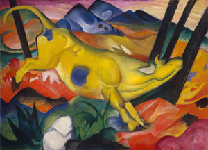 Franz Marc's The Yellow Cow (Solomon R. Guggenheim Museum, 1911)