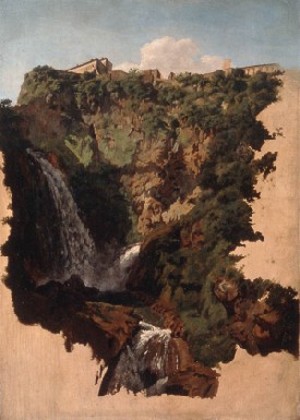 G.-F.-J. Closson, Cascade at Tivoli (Gere Collection, c. 1825)