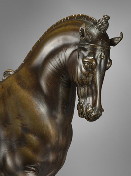 Giambologna's Pacing Horse (photo by Maggie Nimkin, Janine and J. Tomilson Hill Collection, c. 1573)