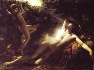 Girodet's Sleeping Endymion (Louvre, 1791)