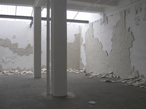 Andy Goldsworthy's White Walls (Day 4) (Galerie Lelong, 2007)