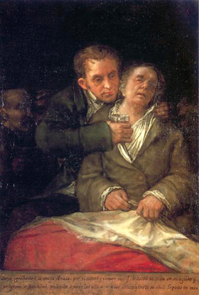 Goya's Self-Portrait with Dr. Arrieta (Minneapolis Institute of Arts, 1820)