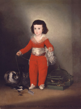 Francisco de Goya's Manuel Osorio Manrique de Zuñiga (Metropolitan Museum of Art, 1787–1788)