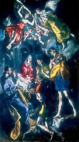 El Greco's Adoration of the Shepherds (Museo Nacional del Prado, c. 1612–1614)
