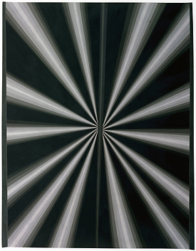 Mark Grotjahn's Untitled (French Grey 10: 90% Butterfly) (Whitney Museum, 2006)