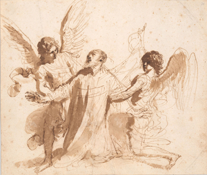 Guercino's Vision of St. Philip Neri (Morgan Library, 1647)
