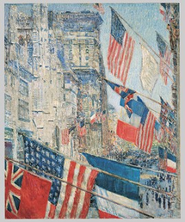 Childe Hassam's Allies Day, May 1917 (National Gallery of Art, 1917)