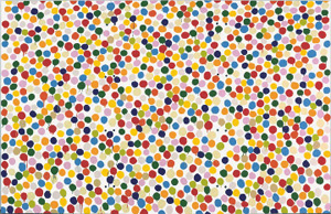 Damien Hirst's Spot Painting (Damien Hirst and Science Ltd./Gagosian, 1986)