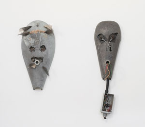 Lonnie Holley's The Negative/Positive Mask of Power (James Fuentes gallery, 2004)