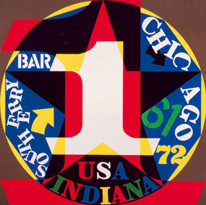 Robert Indiana's Decade: Autoportrait 1961 (McNay Art Museum, 1972–1977)