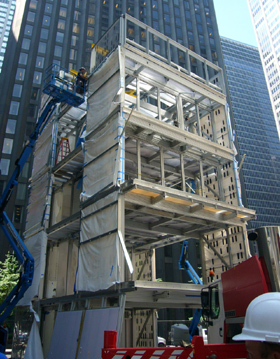 Kieran Timberlake's Cellophane House (in progress) (Museum of Modern Art, 2008)