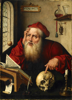 Joos van Cleve's Saint Jerome in His Study (Princeton Art Museum, c. 1528)