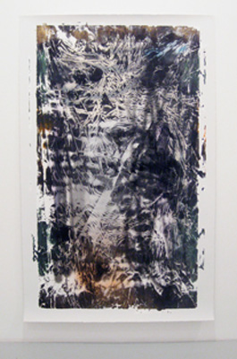 Jason Tomme's Paper Lead Poem (Nicole Klagsbrun gallery, 2010)