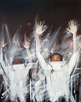 Titus Kaphar's Yet Another Fight for Remembrance (Jack Shainman gallery, 2014)