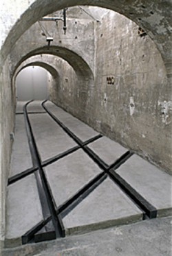 Karyn Olivier's Ridgewood Line (BQT Ghost) (SculptureCenter, 2004)