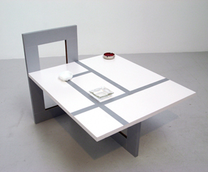 Alice Konitz's Table for a Family of Three Smokers (Bellwether, 2007)