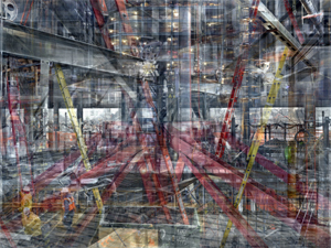 Shai Kremer's W.T.C: Concrete Abstract #13 (Art Bond NY, 2011–2013)