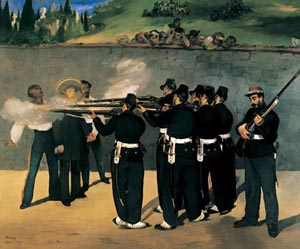Edouard Manet's Execution of Emperor Maximilian (Kunsthalle Mannheim, 1868–1869)