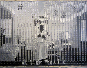 Kerry James Marshall's Momento #5 (photo by Jamison Miller, Nelson-Atkins Museum, 2003)