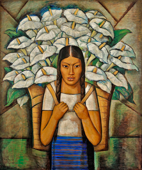 Alfredo Ramos Martínez's Calla Lily Vendor (private collection, 1929)