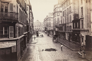 Charles Marville's Rue de Constantine, Fourth Arrondissement (Metropolitan Museum of Art, c. 1865)