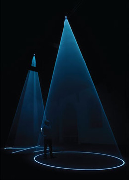Anthony McCall's Between You and I (Creative Time, 2009)