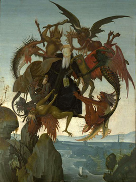 The Torment of Saint Anthony attributed to Michelangelo (Kimbell Art Museum, c. 1488)
