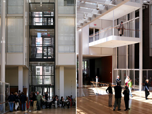 Renzo Piano's Central Court, Morgan Library (photo by Gothamist, 2006)