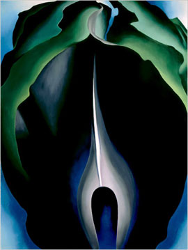 Georgia O'Keeffe's Jack-in-the-Pulpit No. IV (National Gallery of Art, 1930)