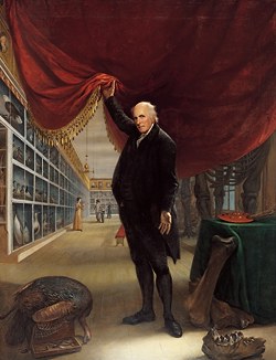 Charles Willson Peale as the Artist in His Museum (Pennsylvania Academy of Fine Arts, 1822)