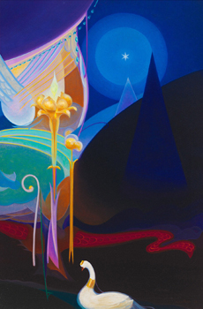 Agnes Pelton's Ahmi in Egypt (Whitney Museum, 1931)