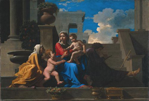 Nicolas Poussin's Holy Family on the Steps (Cleveland Museum of Art, 1648)