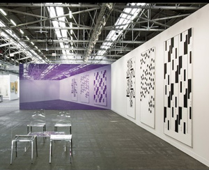 Michael Riedl's Armory Show installation view (David Zwirner, 2012)