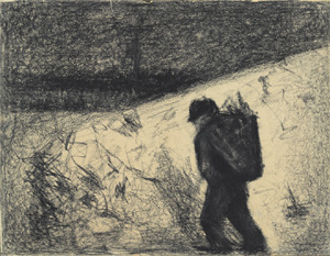 Georges Seurat's The Ragpicker (private collection, c. 1882–1883)