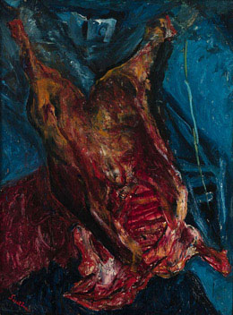 Chaim Soutine's Carcass of Beef (ARS/Albright-Knox Art Gallery, c. 1925)