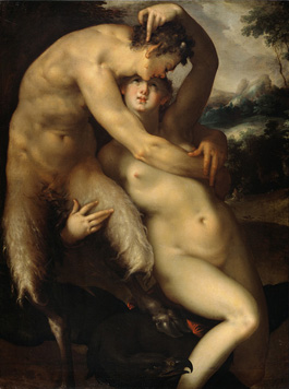 Bartholomeus Spranger's Jupiter and Antiope (Kunsthistorisches Museum, Vienna, 1596)