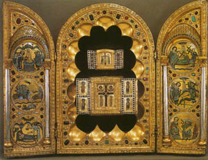 Musan, Belgium: Stavelot Triptych (The Morgan Library, c. 1156–1158)