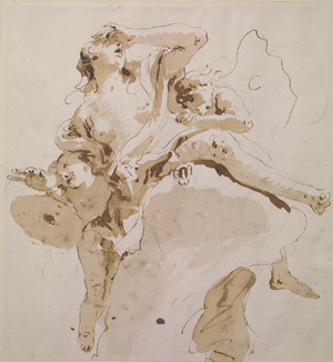 Giambattista Tiepolo's Psyche Transported to Olympus (Morgan Library, early 1740s)